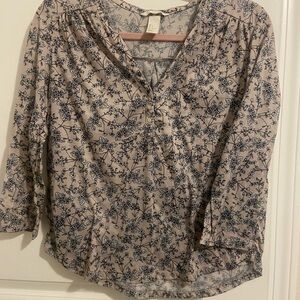Floral Print Women's Top